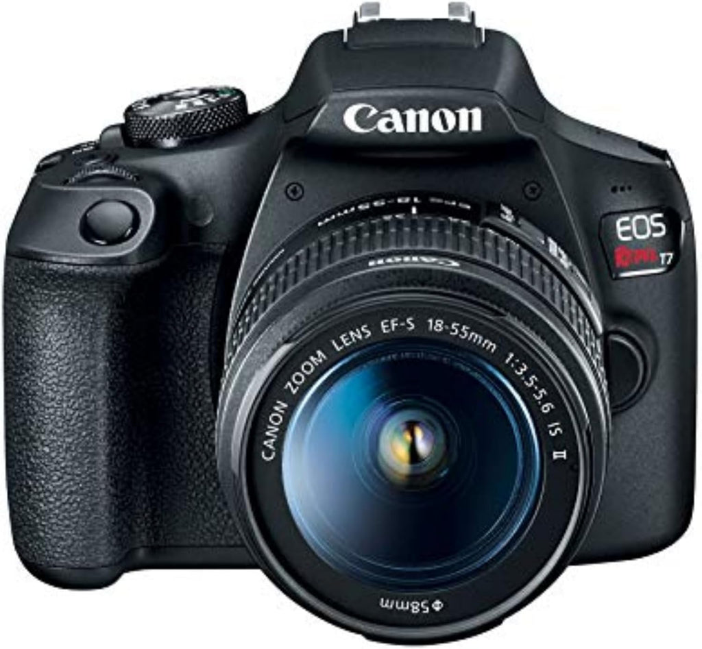 Reflex numérique Canon EOS Rebel T7 doté de objectif 18-55 mm | Wi-Fi intégré | Capteur CMOS 24,1 MP | Processeur d'image DIGIC 4+ et vidéos Full HD