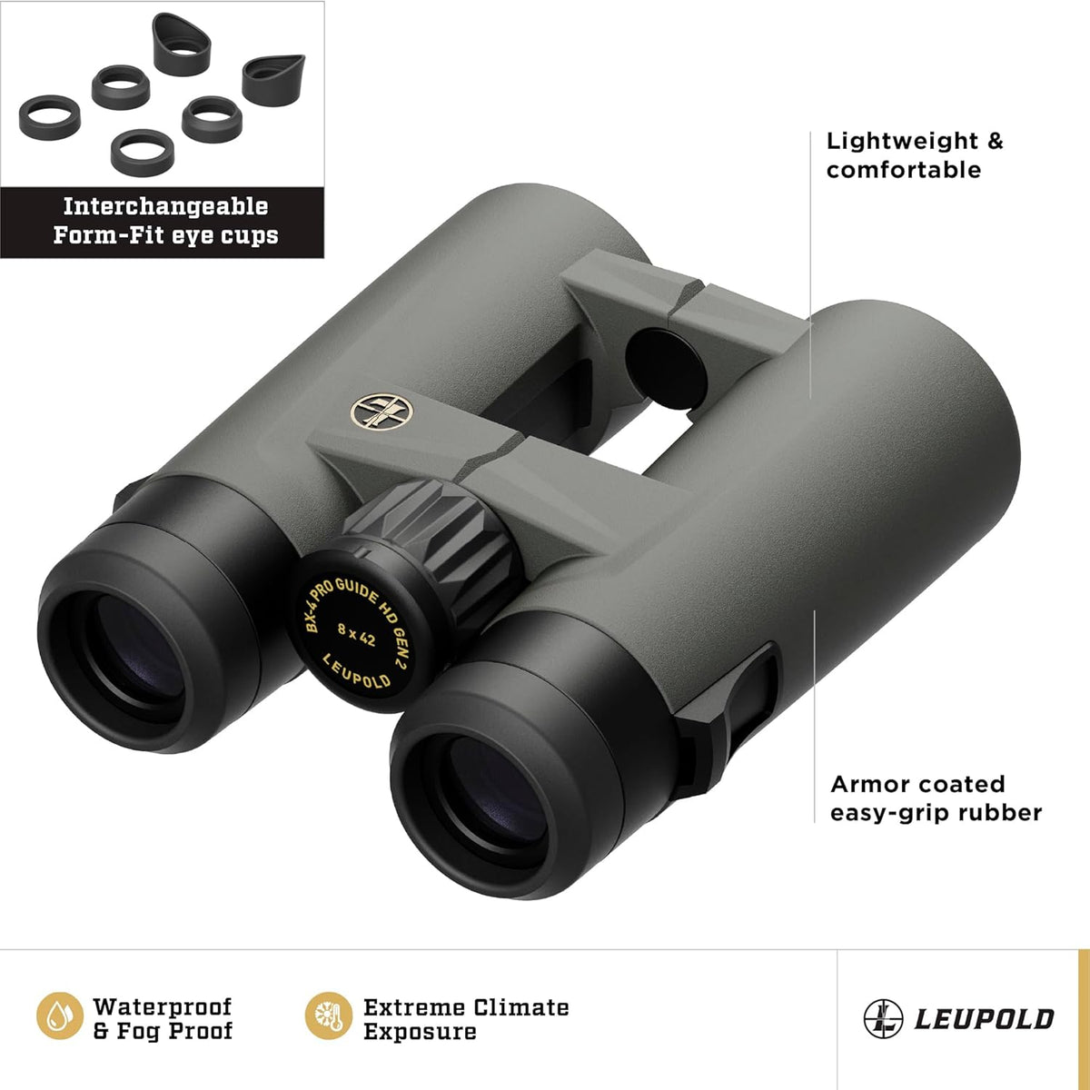 Jumelles Leupold BX-4 Pro Guide HD 10x42mm Gen 2 (184761) – Présentation