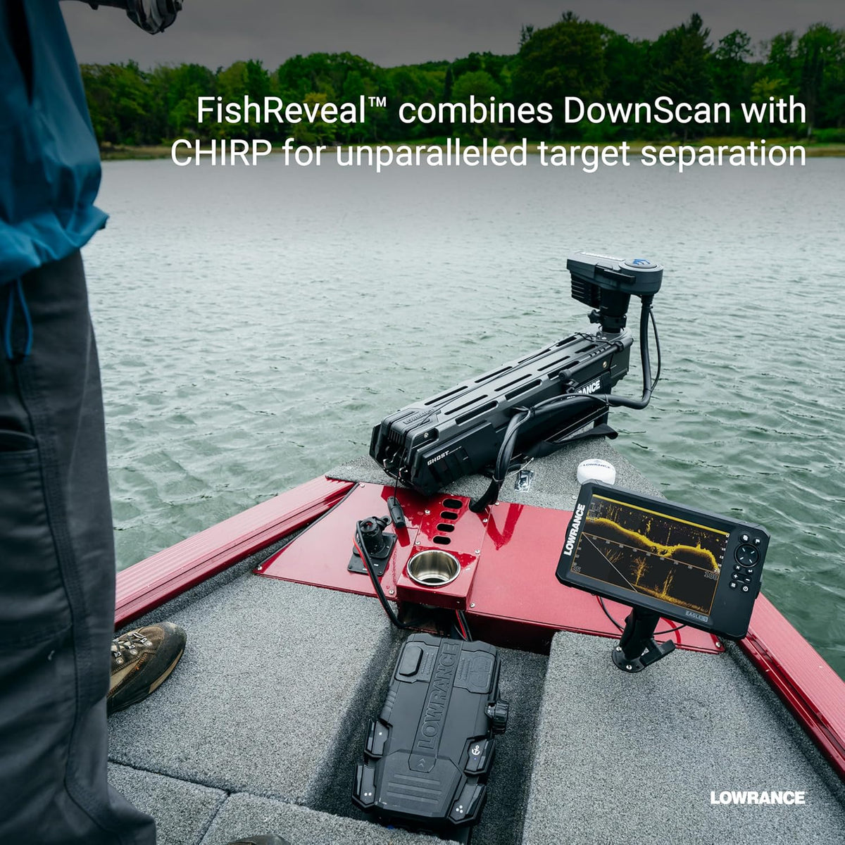 Sondeur Lowrance Eagle Eye 9 avec sonar en direct, sonar CHIRP et DownScan avec fonction Fish Reveal – Présentation