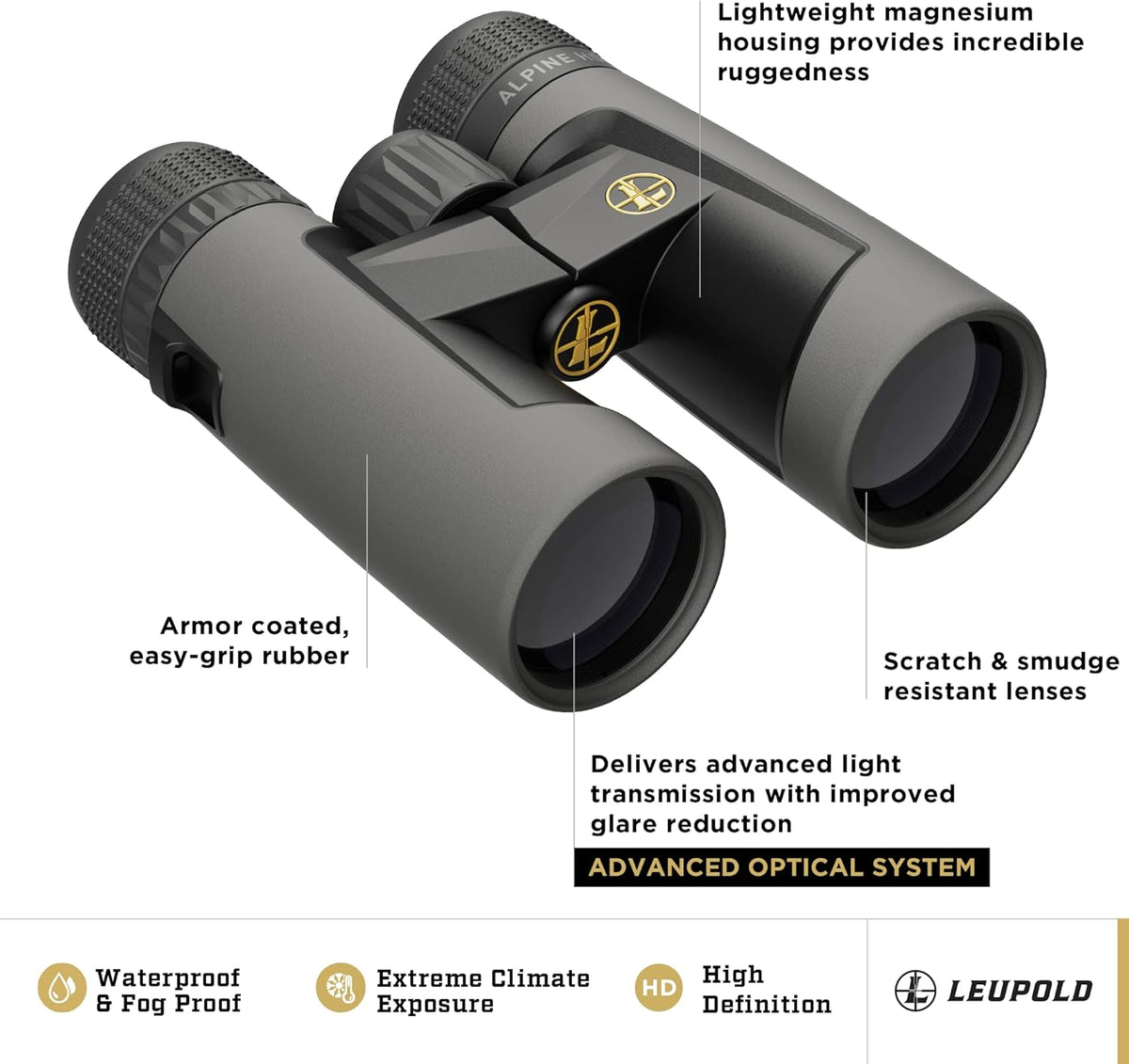 Jumelles Leupold BX-2 Alpine HD 10x42mm (181177) – Présentation