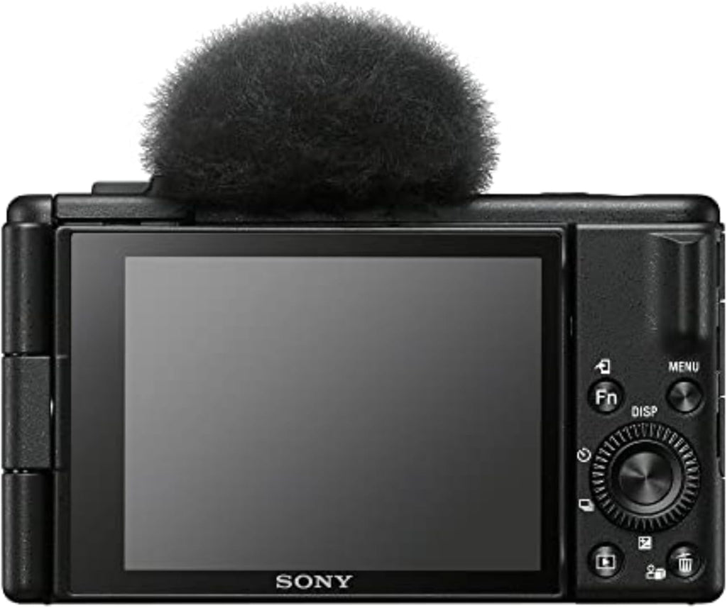 Caméra Sony ZV-1F pour vlogs, adaptée à les créateurs de contenu et les vlogueurs (– Noire).