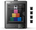 Imprimante 3D ELEGOO Centauri Carbon, impression haute vitesse CoreXY 500 mm/s avec auto-calibration, buse 320 °C et caméra intégrée, prête à imprimer dès la sortie de la boîte, volume d'impression 256 x 256 x 256 mm – Présentation