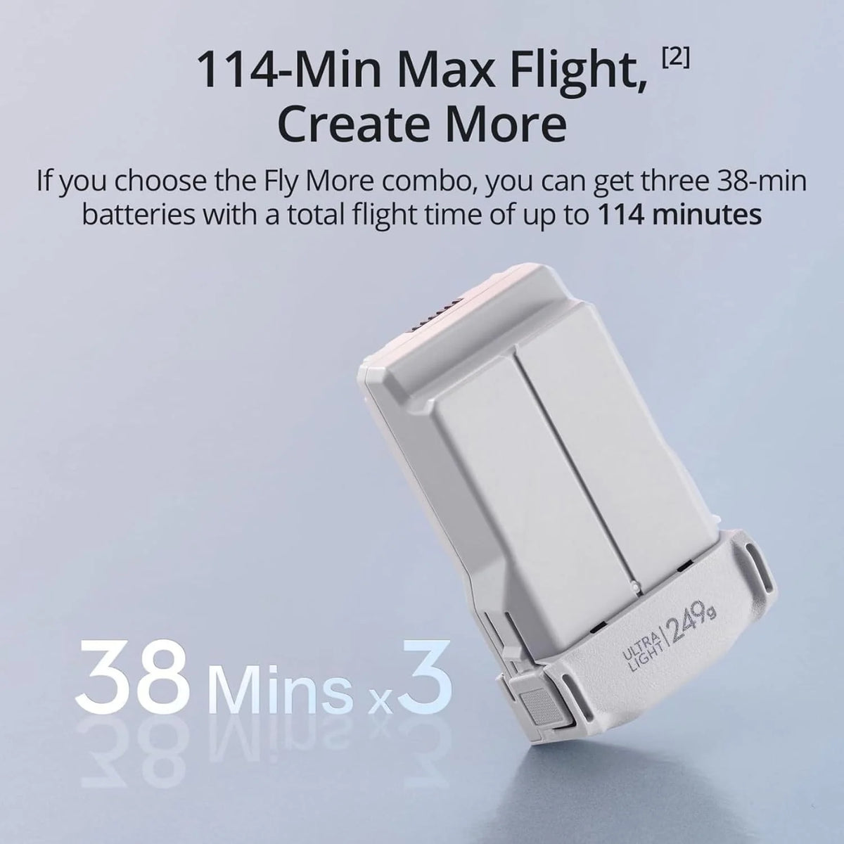 DJI Mini 3, Drone doté de caméra pour adultes, 4K, 38 min d'autonomie, transmission vidéo jusqu'à 10 km, prise de vue verticale, retour automatique GPS intégré, Mini drone doté de caméra pour débutants