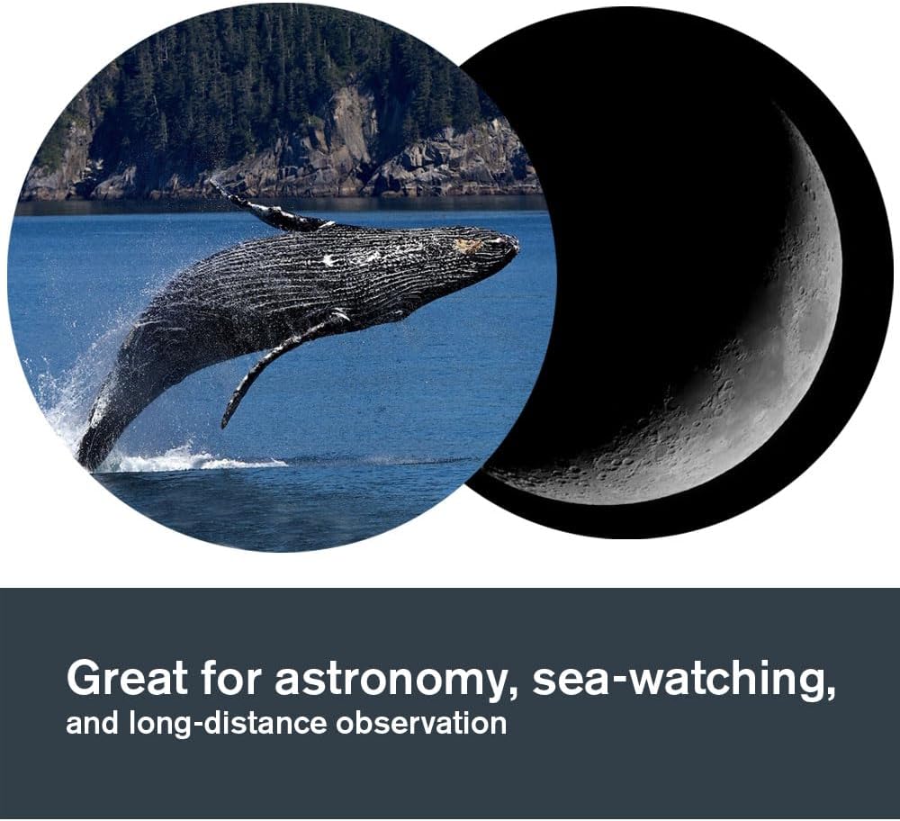 Jumelles Celestron SkyMaster 25x100 – Jumelles à grande ouverture pour l'astronomie du ciel profond et l'observation à longue distance – Optiques multicouches – Adaptateur pour trépied et étui de transport inclus – Présentation
