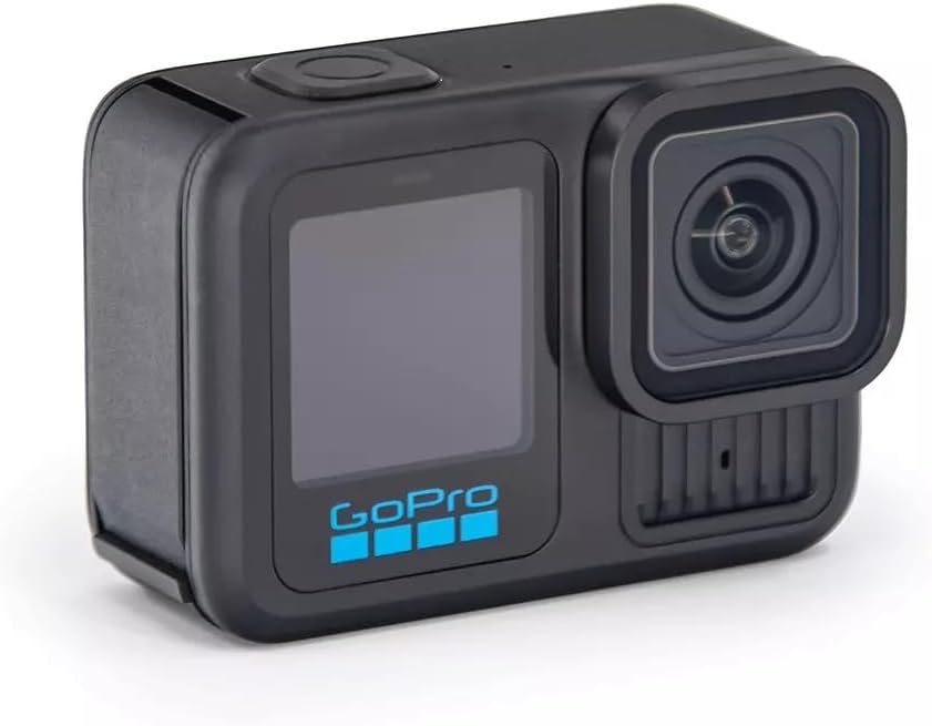 Caméra d'action GoPro HERO13 5.3K HDR 27MP Noire doté de ensemble d'accessoires - Comprend : 2 batteries Enduro, 1 support adhésif incurvé, 1 carte microSD SanDisk 128 Go et un étui de transport (reconditionnée)