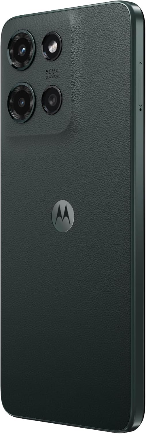 Moto G - 2025 | Débloqué | Conçu pour les États-Unis | 4/128 Go | Appareil photo 50 Mpx | Gris forêt – Présentation