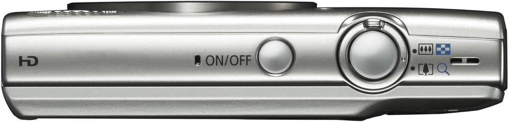 Appareil photo digital Canon PowerShot ELPH 180 (argent) | Compact et facile à utiliser avec grossissement optique | Commandes simples | Design léger idéal pour les voyages, la photographie de famille et au quotidien