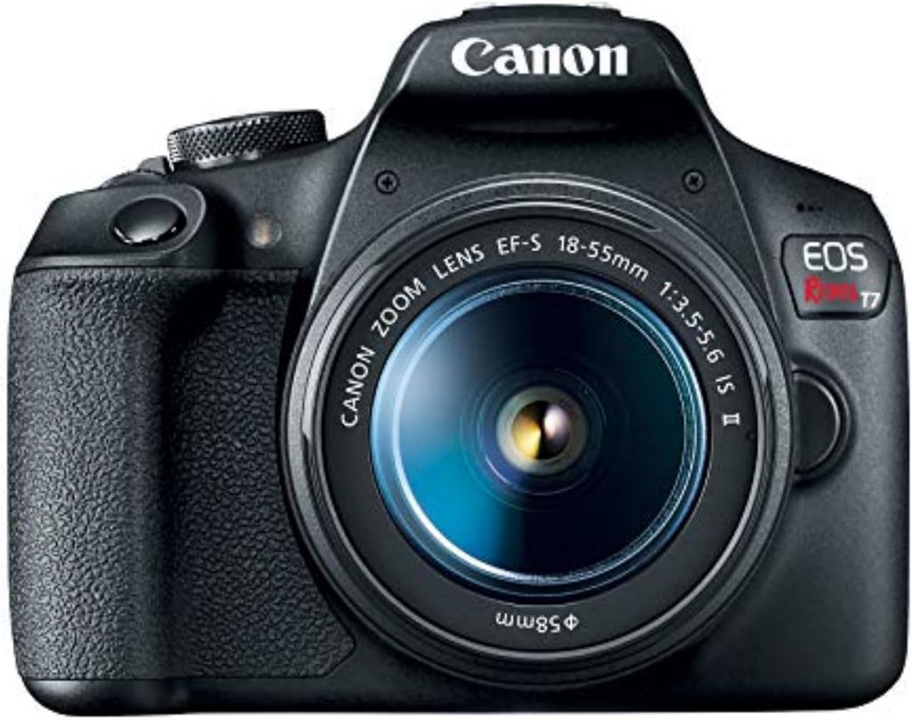 Reflex numérique Canon EOS Rebel T7 doté de objectif 18-55 mm | Wi-Fi intégré | Capteur CMOS 24,1 MP | Processeur d'image DIGIC 4+ et vidéos Full HD