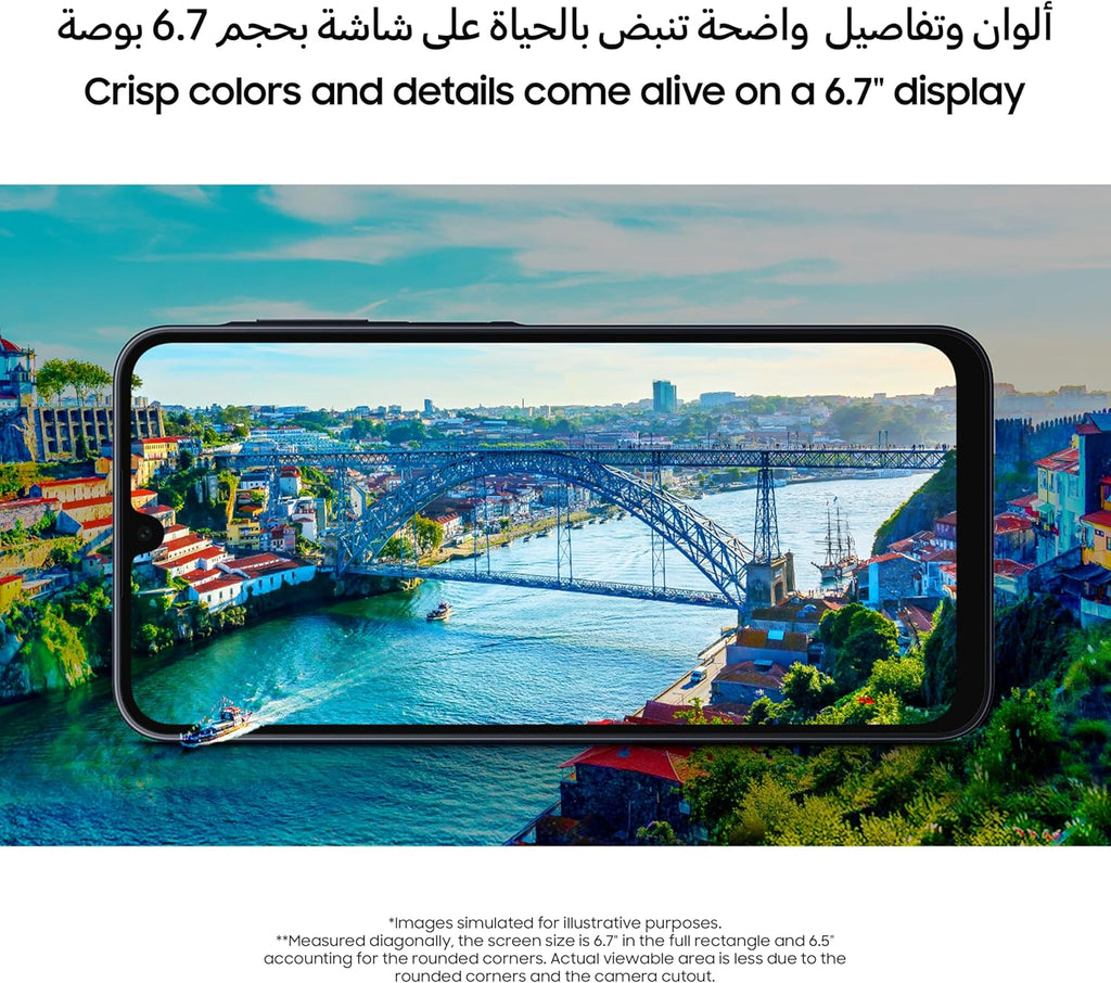 SAMSUNG Galaxy A16 4G LTE (128 Go + 4 Go) Modèle international SM-A165F/DS Débloqué d'usine 6,7 pouces Double SIM Double caméra 50 MP (Étui inclus) (Vert clair) – Présentation