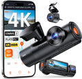 Caméra embarquée Vantrue N4 Pro S 4K à 3 canaux doté de triple STARVIS 2 : caméra avant, intérieure et arrière 4K + 1080p + 2,5K, vision nocturne infrarouge HDR double canal, commande vocale, mode parking, GPS, Wi-Fi et disque dur de 1 To.