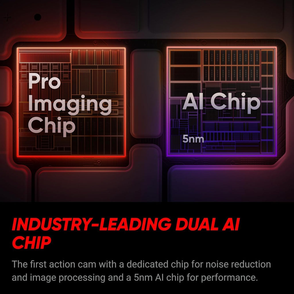 Pack Insta360 Ace Pro 2 Dual Battery Xplorer - Caméra sportive résistant à l’eau 8K conçue en collaboration doté de Leica, capteur 1/1,3", 8K 30 ips, 4K 60 ips, écran orientable 2,5", réduction du bruit par IA
