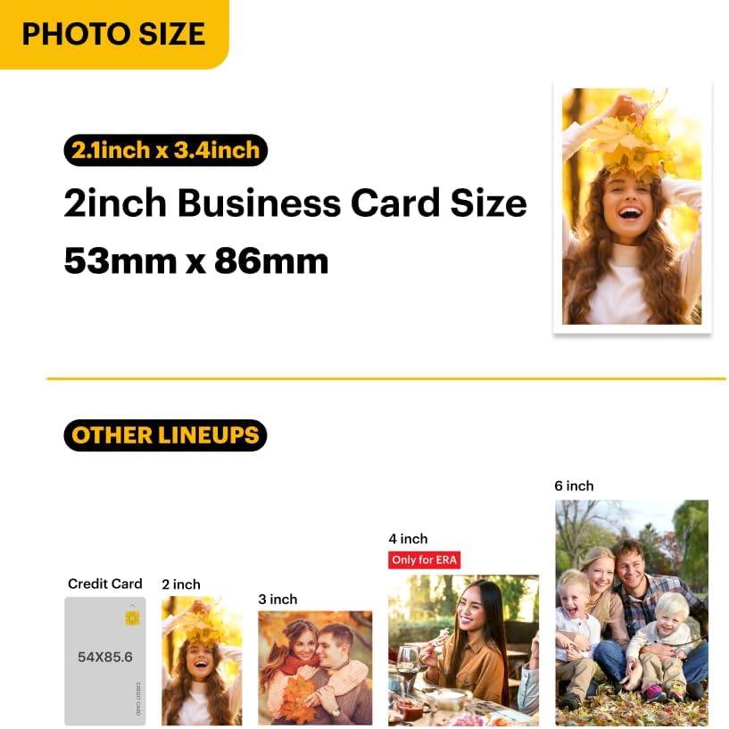 Kodak Mini Shot 2 Appareil photo instantané portable sans fil rétro et imprimante photo intégrée - Blanc - 60 feuilles – Présentation