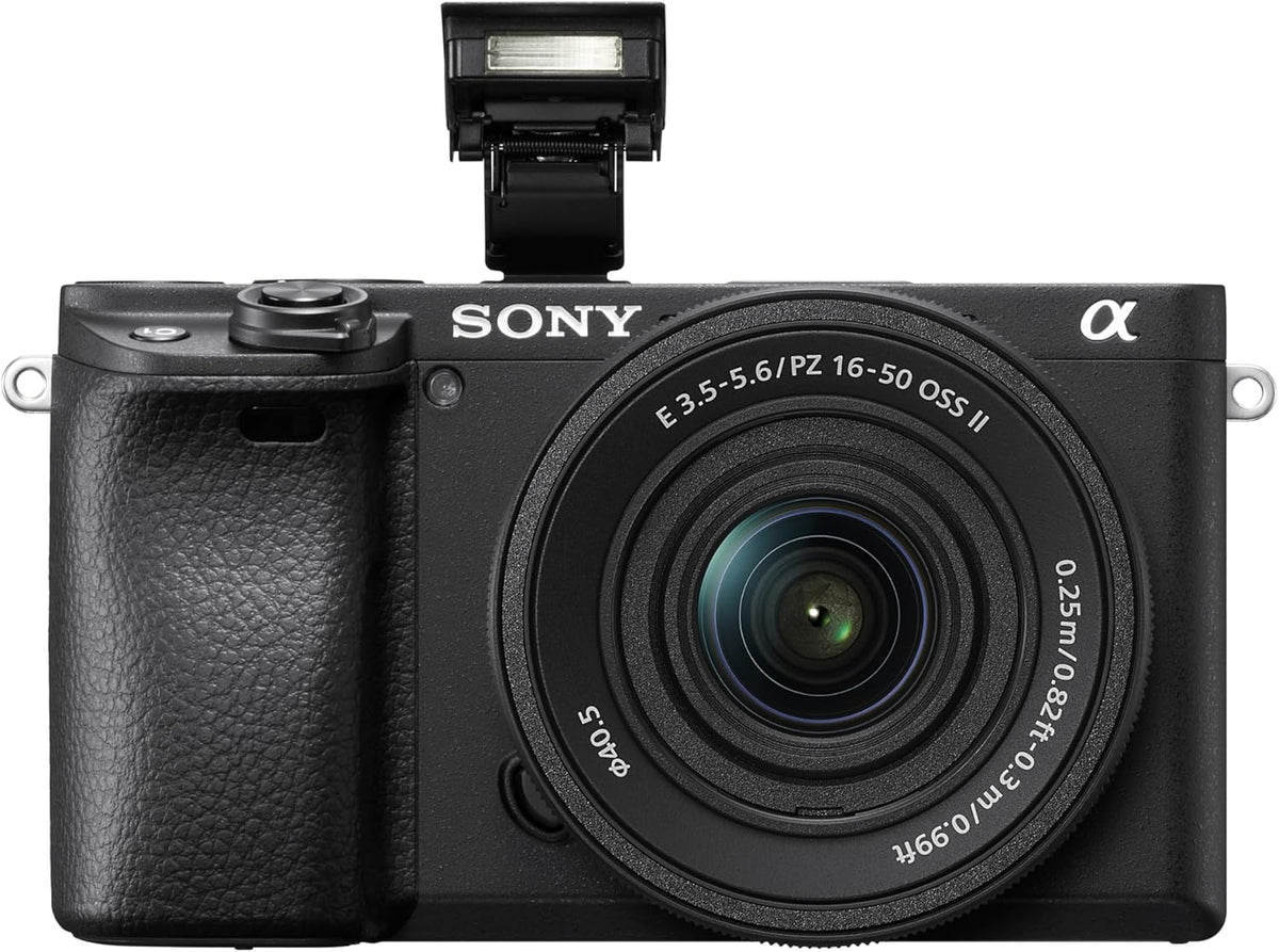 Appareil photo hybride Sony Alpha a6400 doté de objectif E PZ 16-50 mm f/3.5-5.6 OSS II - Noir