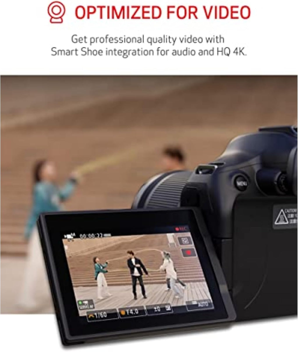 Appareil photo hybride Canon EOS R7 (boîtier nu) - Capteur CMOS APS-C 32,5 mégapixels - Vidéo 4K - Idéal pour les créateurs de contenu sportif et de vlogging - Noir – Présentation