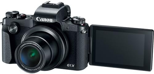 Appareil photo numérique Canon PowerShot G1 X Mark III | Capteur APS-C 24,2 Mpx, autofocus Dual Pixel et zoom 3x | Appareil photo compact pour la photographie de voyage et du quotidien (2208C001) + carte mémoire 64 Go + sacoche – Présentation