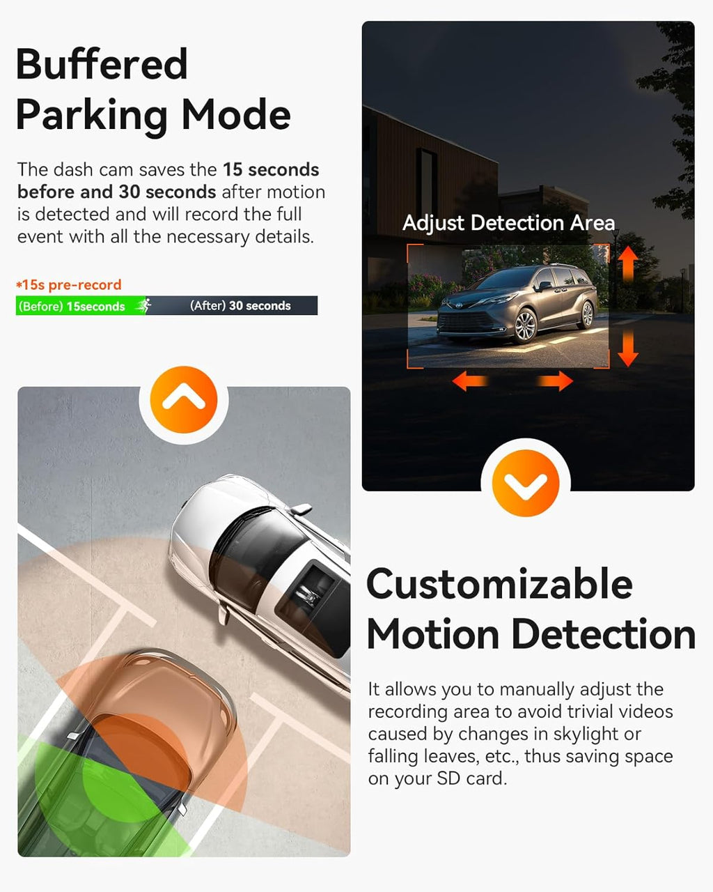 Caméra embarquée Vantrue N2X 2.7K (avant et intérieur) avec double caméra WiFi 5G, vision nocturne infra– Rouge HDR, STARVIS 2, GPS, enregistrement vidéo 2.5K/60 ips, capteur G, mode parking 24h/24 et 7j/7, commande vocale