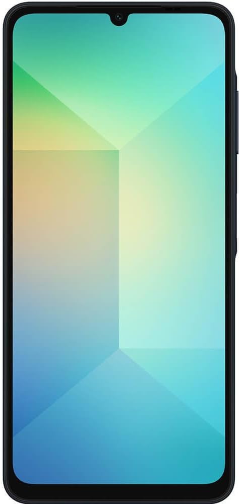 Samsung Galaxy A06 4G LTE (64 Go + 4 Go) Version latine SM-A065M/DS Débloqué d'usine 6,7 pouces Double SIM Double caméra 50 MP (Étui inclus) - (Noir) – Présentation