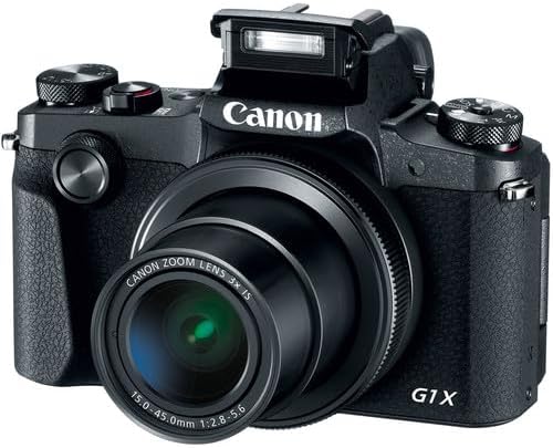 Appareil photo numérique Canon PowerShot G1 X Mark III | Capteur APS-C 24,2 Mpx, autofocus Dual Pixel et zoom 3x | Appareil photo compact pour la photographie de voyage et du quotidien (2208C001) + carte mémoire 64 Go + sacoche – Présentation