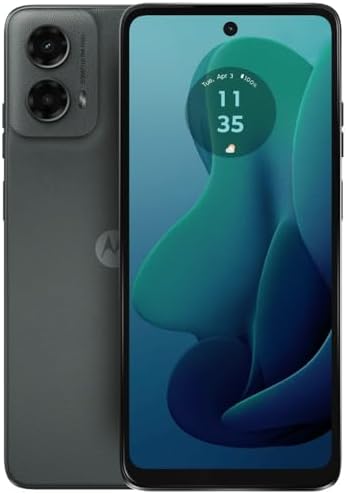 Motorola Moto G 5G 2024 (128 Go, 4 Go) 6,6", double caméra 50 MP, Android 14, XT2417 (déverrouillé, vert sauge) (reconditionné) – Présentation