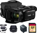 Caméscope Canon VIXIA HF G70 4K – Caméra vidéo UHD doté de grossissement optique 20x, capteur CMOS 1/2,3", double emplacement pour carte SD et sortie HDMI (5734C002) + sacoche + carte de stockage 64 Go