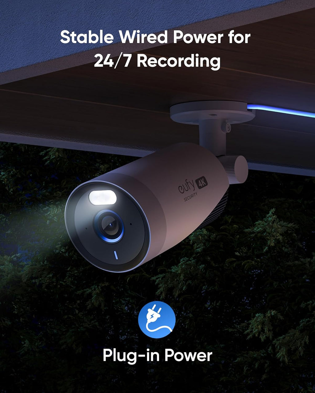 eufy Security eufyCam E330 (Professionnel) - Kit caméra de sécurité extérieure 4K, enregistrement 24h/24 et 7j/7, NVR Wi-Fi, reconnaissance faciale IA, 10 canaux, stockage local (Reconditionné) – Présentation