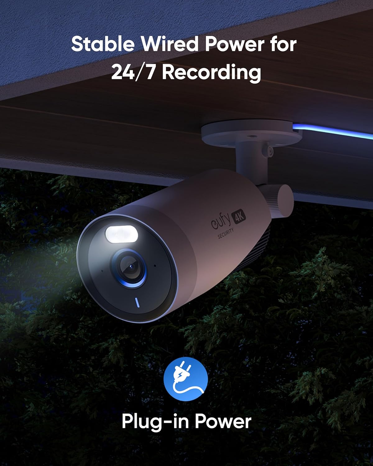 eufy Security eufyCam E330 (Professionnel) - Kit caméra de sécurité extérieure 4K, enregistrement 24h/24 et 7j/7, NVR Wi-Fi, reconnaissance faciale IA, 10 canaux, stockage local (Reconditionné) – Présentation