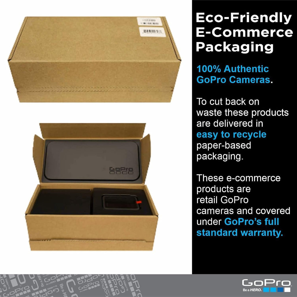 GoPro HERO10 Black - Emballage e-commerce - Caméra d'action étanche doté de écran LCD avant et affichage tactile arrière - Vidéo Ultra HD 5,3K60