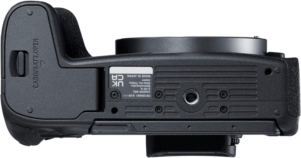 Boîtier d'appareil photo hybride Canon EOS R8, capteur CMOS plein format 24,2 mégapixels, vidéo 4K 60p, autofocus Dual Pixel II, appareil photo léger pour la création de contenu, la photographie et le vlogging, - Noir