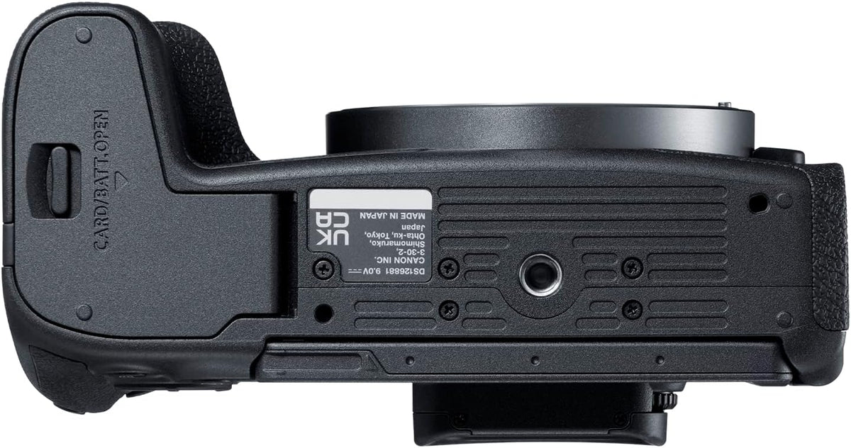 Boîtier d'appareil photo hybride Canon EOS R8, capteur CMOS plein format 24,2 mégapixels, vidéo 4K 60p, autofocus Dual Pixel II, appareil photo léger pour la création de contenu, la photographie et le vlogging, - Noir