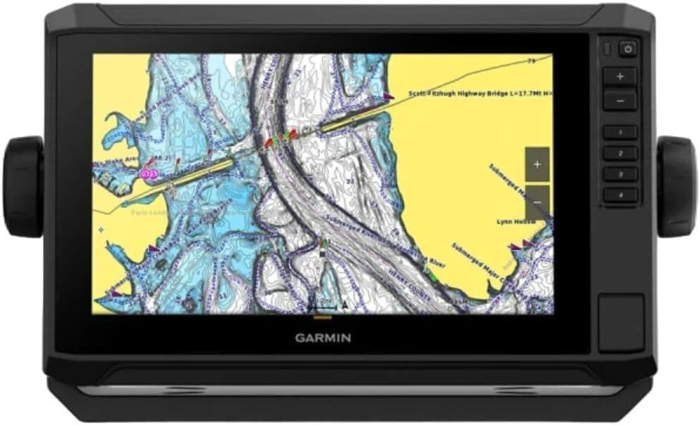Garmin ECHOMAP UHD2 93sv doté de sonde GT56, traceur de cartes à affichage tactile 9 pouces, Garmin Navionics+ US Inland