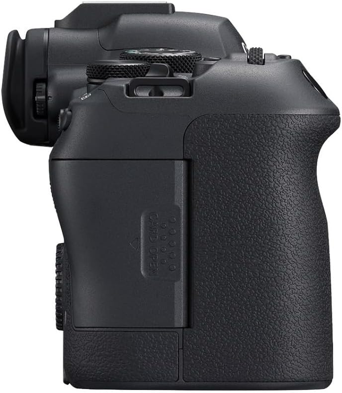 Appareil photo hybride Canon EOS R6 Mark II (boîtier nu) plein format, capteur CMOS 24,2 mégapixels, fonctionnalités photo et vidéo, - Noir