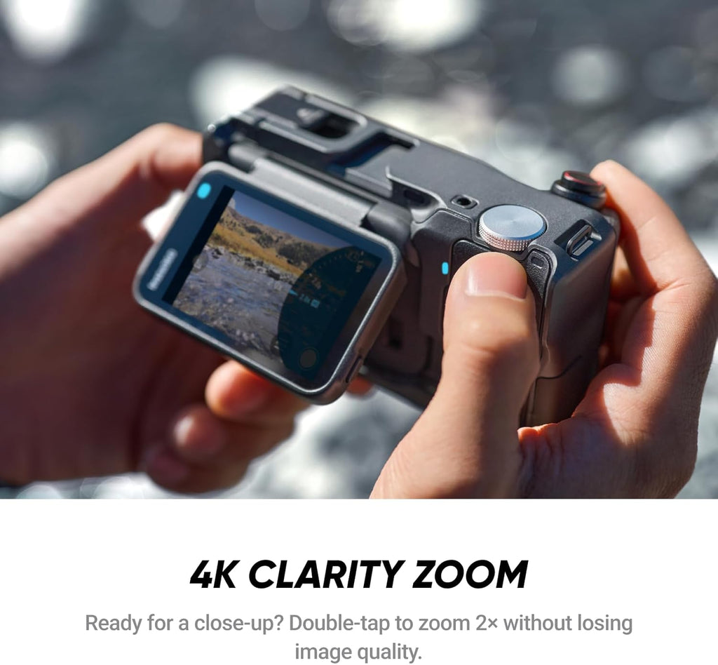 Kit Insta360 Ace Pro 2 Flash Print - Caméra sportive résistant à l’eau 8K conçue en collaboration avec Leica, capteur 1/1,3", double puce IA, performances exceptionnelles en basse lumière, kit Xplorer Grip Pro pour la photographie de rue