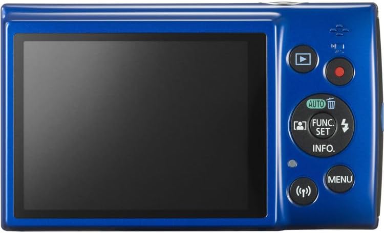 Appareil photo digital Canon PowerShot ELPH 190 (bleu) : compact, simple à prendre en main, doté de Wi-Fi et grossissement optique. Design portable adapté aux déplacements