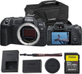 Appareil photo hybride plein format Canon EOS R8 – 24,2 Mpx, vidéo 4K60p, autofocus Dual Pixel II, Wi-Fi, boîtier léger – Boîtier seul (5803C002) + carte de stockage 64 Go + sacoche Canon