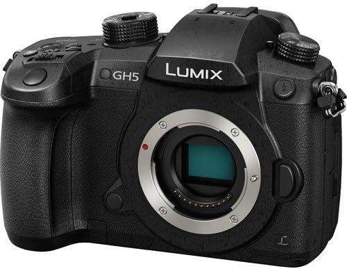 Appareil photo digital hybride Panasonic Lumix DC-GH5 Micro 4/3 : kit de 13 accessoires – incluant une carte de stockage SD de 64 Go et plus – Version internationale (sans garantie)