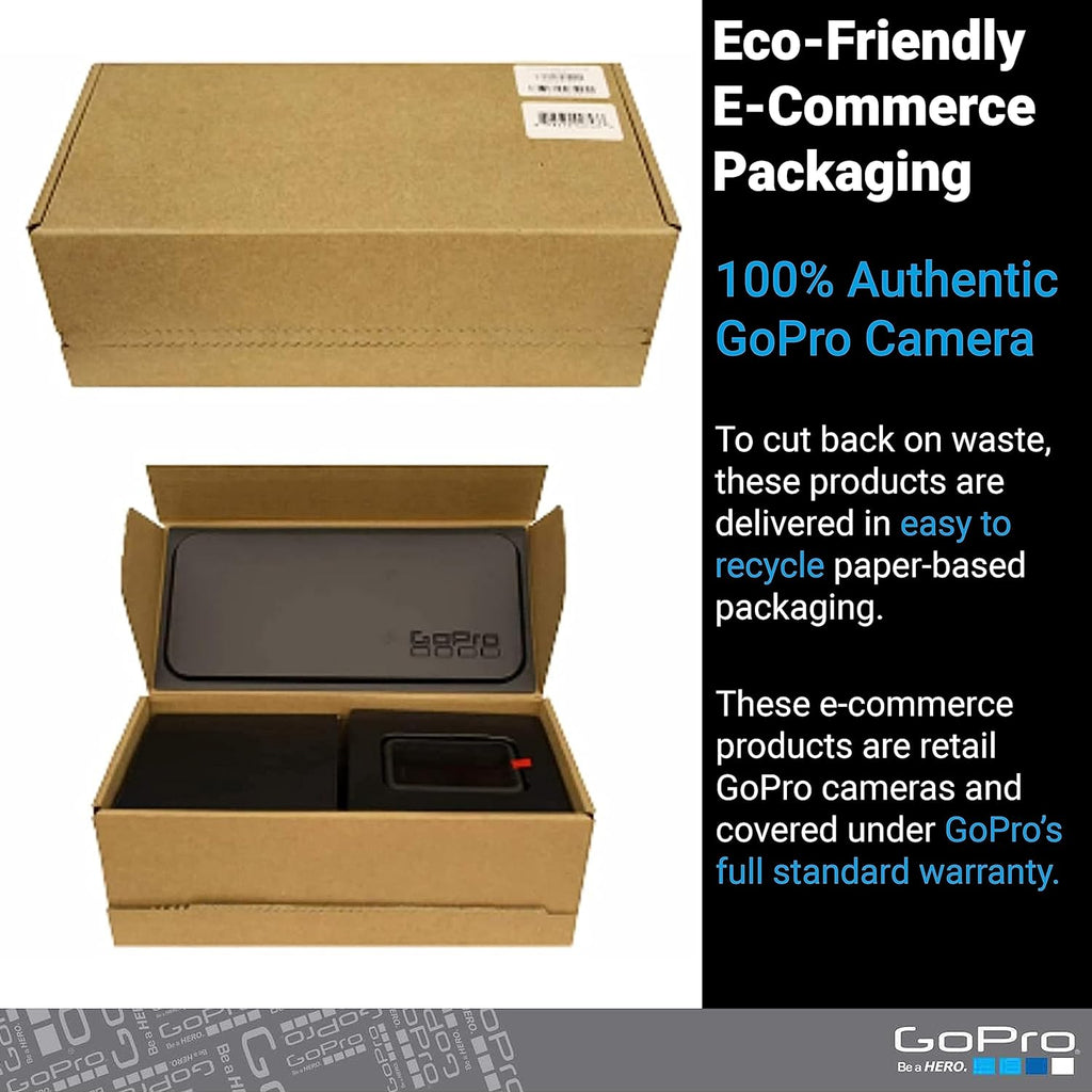 GoPro HERO11 Black – Emballage e-commerce – Caméra sportive résistant à l’eau doté de vidéo Ultra HD 5,3K60, photos 27 MP, capteur d'image 1/1,9", streaming en direct, stabilisation webcam