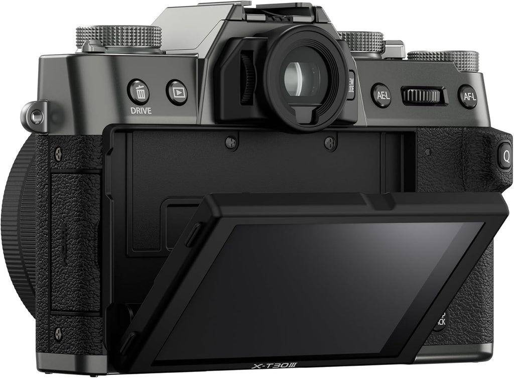 Boîtier d'appareil photo hybride FUJIFILM X-T30 III, couleur argent anthracite – Présentation