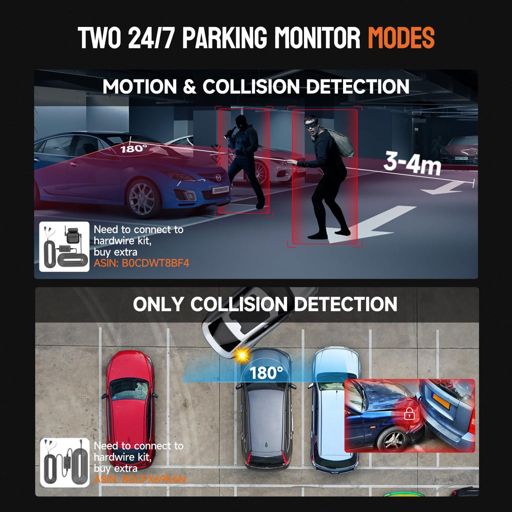 NEIDESO 360° Dash Cam FHD Caméra de voiture 4 canaux avec GPS – Présentation