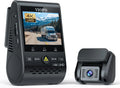 Caméra embarquée double 4K 129 Pro Duo : résolution Ultra HD 4K à l'avant et 1080p à l'arrière. Caméra WiFi doté de capteur 8 MP, GPS, mode parking doté de mémoire tampon, capteur G, détection de mouvement, WDR et enregistrement en boucle.