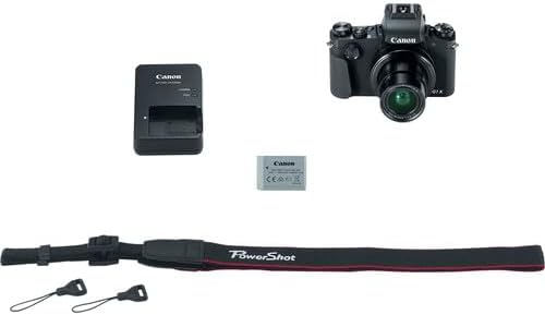 Appareil photo numérique Canon PowerShot G1 X Mark III | Capteur APS-C 24,2 Mpx, autofocus Dual Pixel et zoom 3x | Appareil photo compact pour la photographie de voyage et du quotidien (2208C001) + carte mémoire 64 Go + sacoche – Présentation