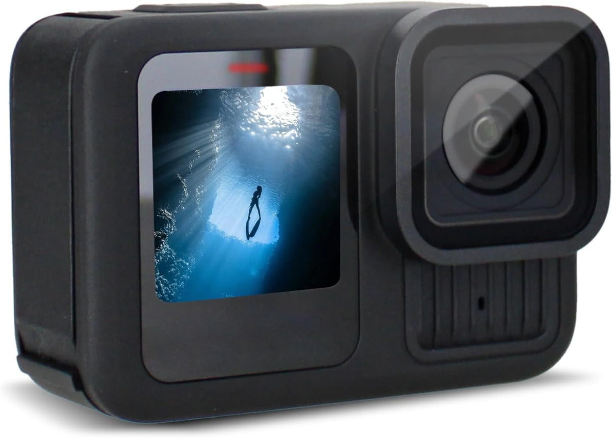 GoPro HERO13 (Hero 13) Noire - Caméra sportive résistant à l’eau doté de vidéo HDR 5,3K, photos 27 MP, capteur d'image 1/1,9", webcam stabilisée pour le streaming en direct + carte mémoire 64 Go et kit de 50 accessoires - Pack