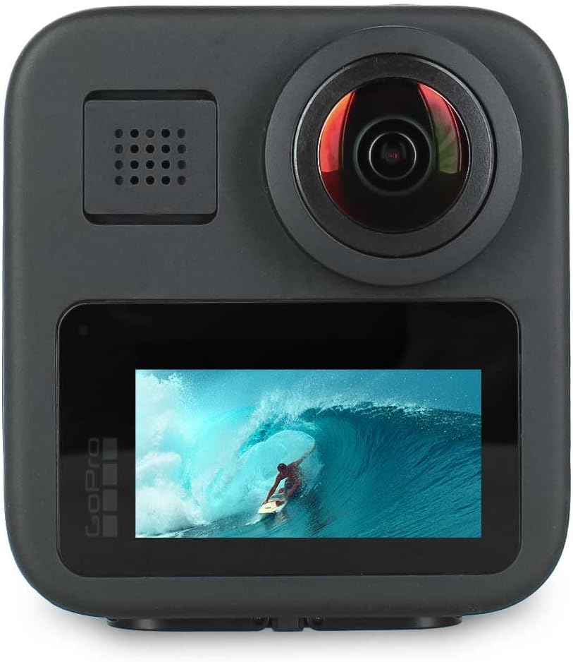 GoPro MAX 360 (2025) Caméra sportive résistant à l’eau doté de vidéo HD et kit de 50 accessoires | Double objectif 5,6K, vidéo sphérique, système de fixation 1/4"-20, idéale pour le vlogging et la création de contenu VR