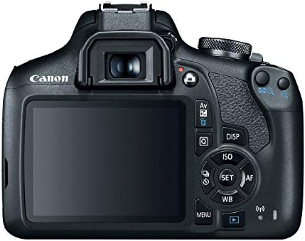 Reflex numérique Canon EOS Rebel T7 doté de objectif 18-55 mm | Wi-Fi intégré | Capteur CMOS 24,1 MP | Processeur d'image DIGIC 4+ et vidéos Full HD