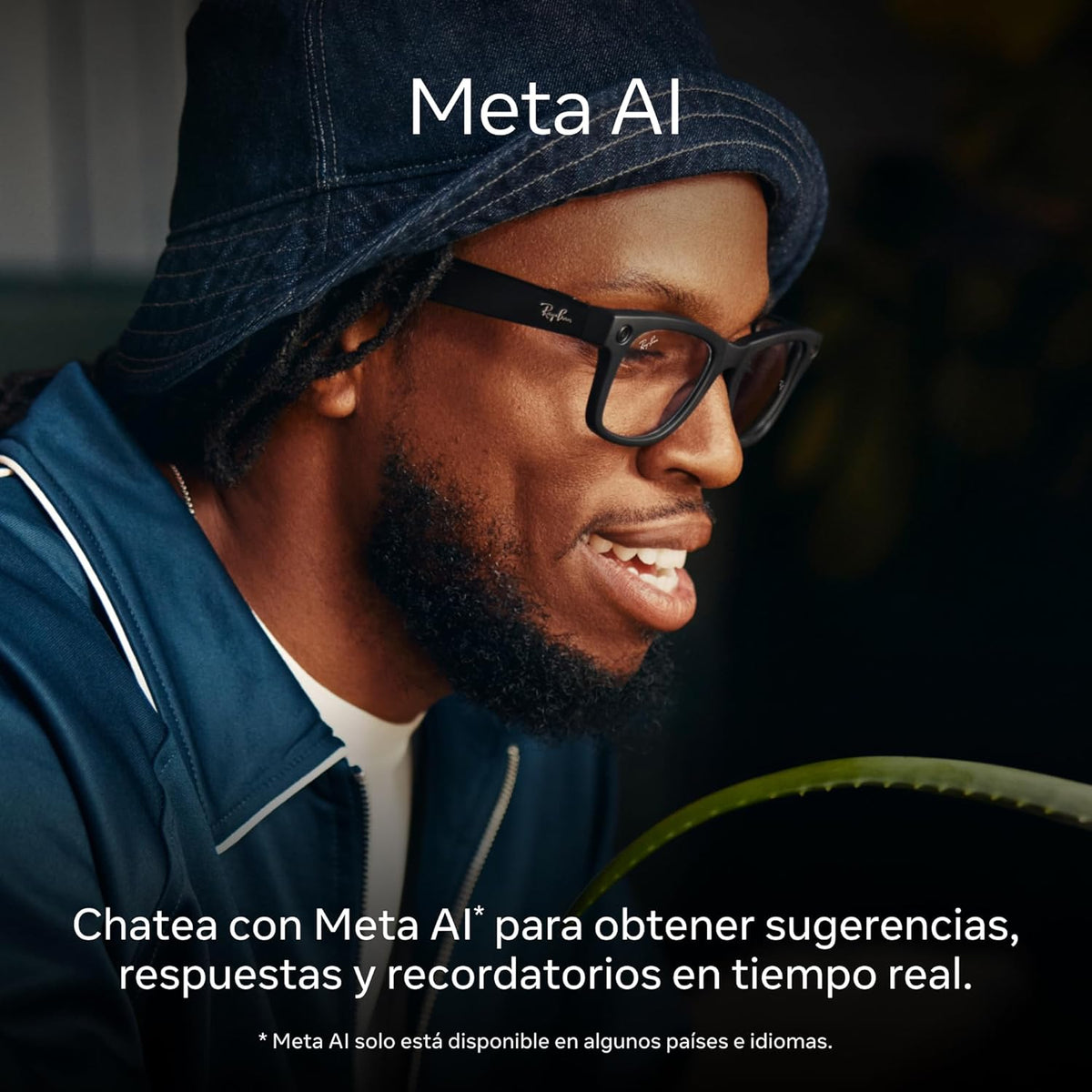 Ray-Ban Meta (1re génération) Wayfarer Noir mat | Lunettes intelligentes IA pour hommes et femmes — Appareil de prise de vue 12 MP, haut-parleurs à oreille ouverte, enregistrement vidéo