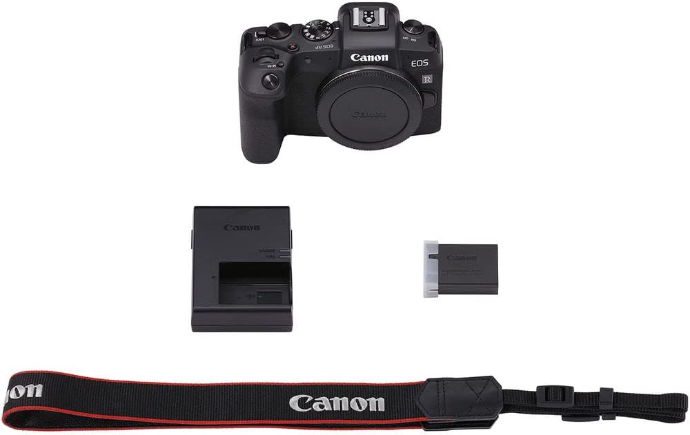 Appareil photo hybride Canon EOS RP | Capteur plein format 26,2 Mpx | Enregistrement vidéo 4K | Appareil photo compact et léger adapté aux déplacements et la création de contenu au quotidien + Objectif Canon RF 75-300 mm + Adaptateur EF-EOS R + Ac…