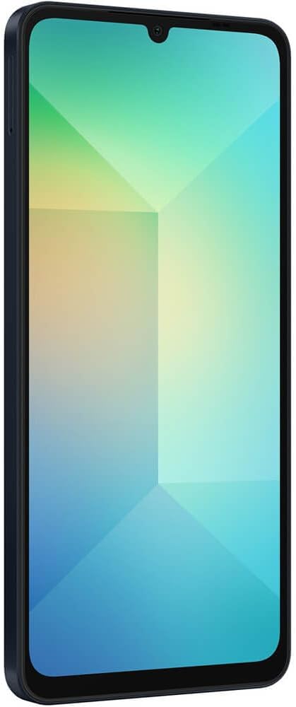 Samsung Galaxy A06 4G LTE (64 Go + 4 Go) Version latine SM-A065M/DS Débloqué d'usine 6,7 pouces Double SIM Double caméra 50 MP (Étui inclus) - (Noir) – Présentation