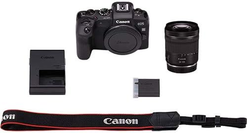 Appareil photo hybride plein format Canon EOS RP à objectifs interchangeables + objectif RF 24-105 mm F4-7.1 is STM - Kit compact et léger pour les voyages et le vlogging - Noir (3380C132) – Présentation