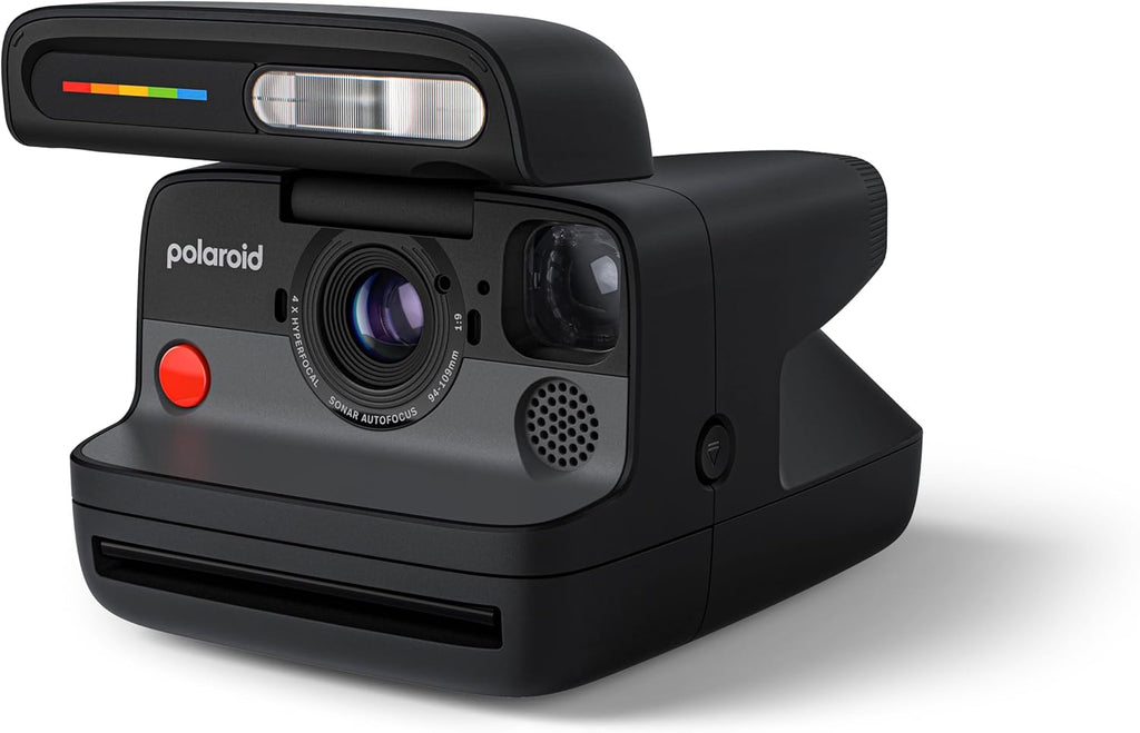 Appareil photo instantané Polaroid Flip + film couleur (16 photos incluses) - Noir (6565) - Système hyperfocal à 4 objectifs, autofocus sonar et analyse de la lumière avec application compagnon Bluetooth – Présentation