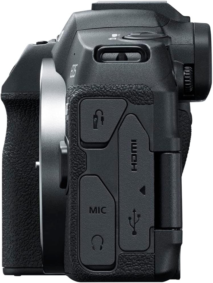 Appareil photo hybride plein format Canon EOS R8 – 24,2 Mpx, vidéo 4K60p, autofocus Dual Pixel II, Wi-Fi, boîtier léger – Boîtier seul (5803C002) + carte de stockage 64 Go + sacoche Canon