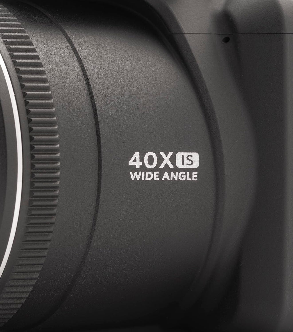Appareil photo digital Kodak PIXPRO AZ405-BK 20 MP, zoom 40x, objectif à large champ 24 mm, stabilisation vidéo, vidéo Full HD 1080p, écran LCD 3 pouces, - Noir